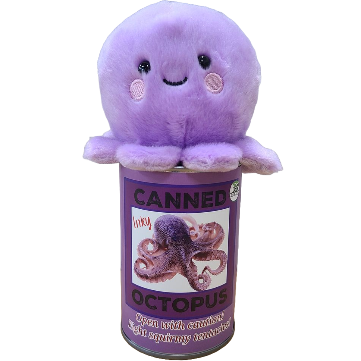 Inky the Canned Octopus | Plush w/Jokes