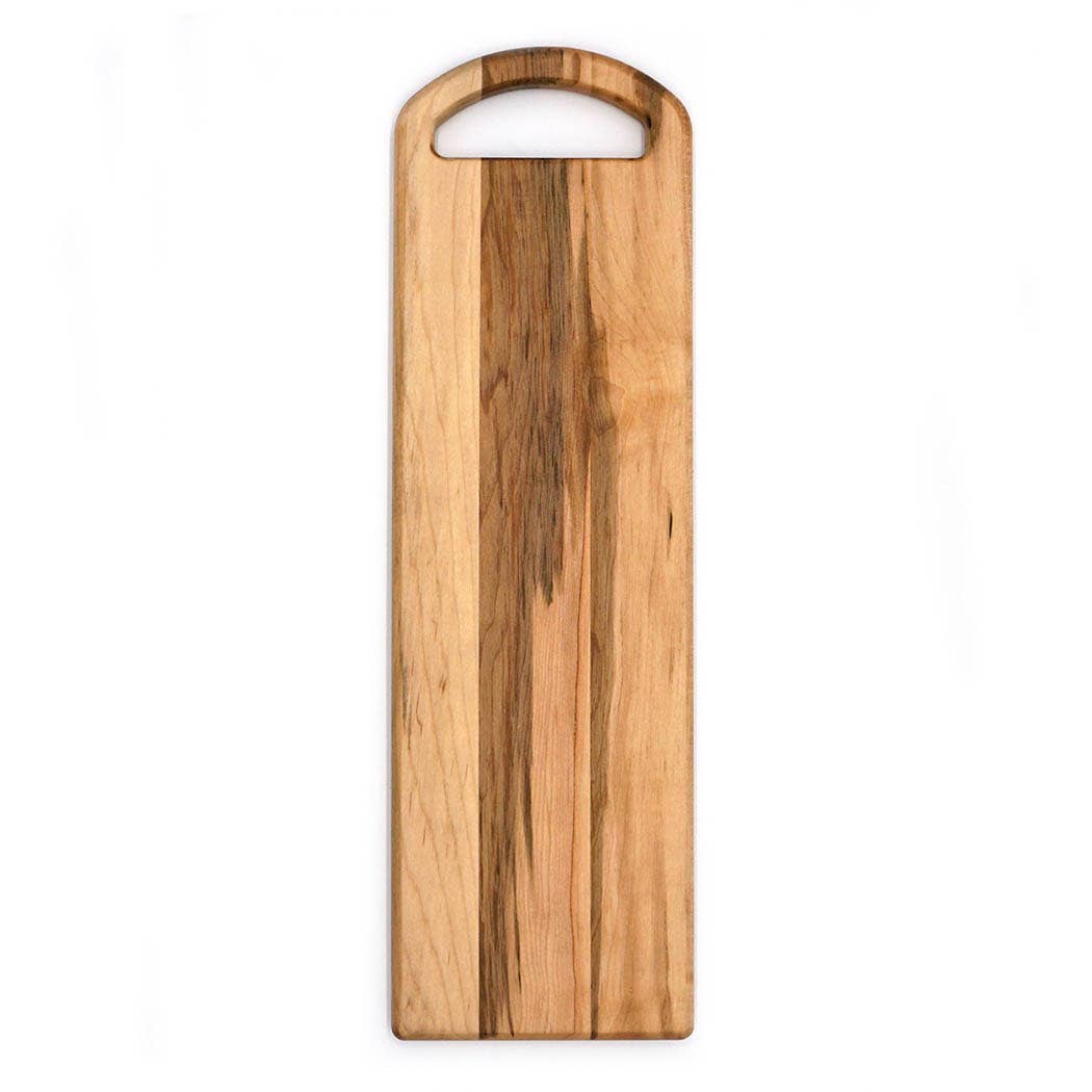 Maple Oval Handled Charcuterie Board