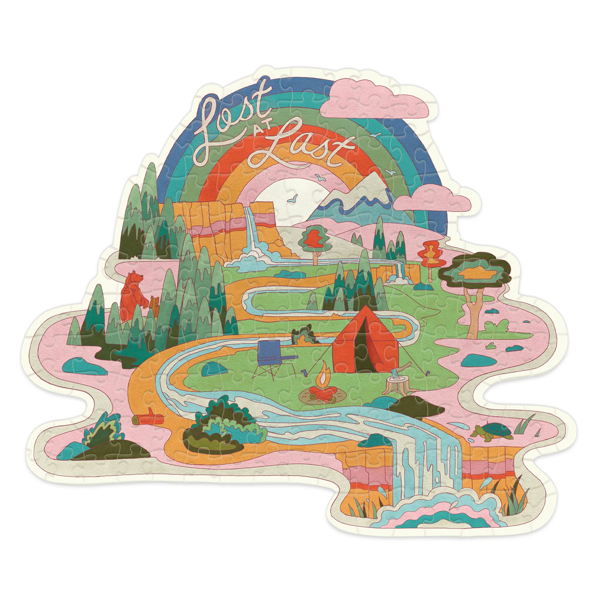 MINI JIGSAW PUZZLE, Lost at Last