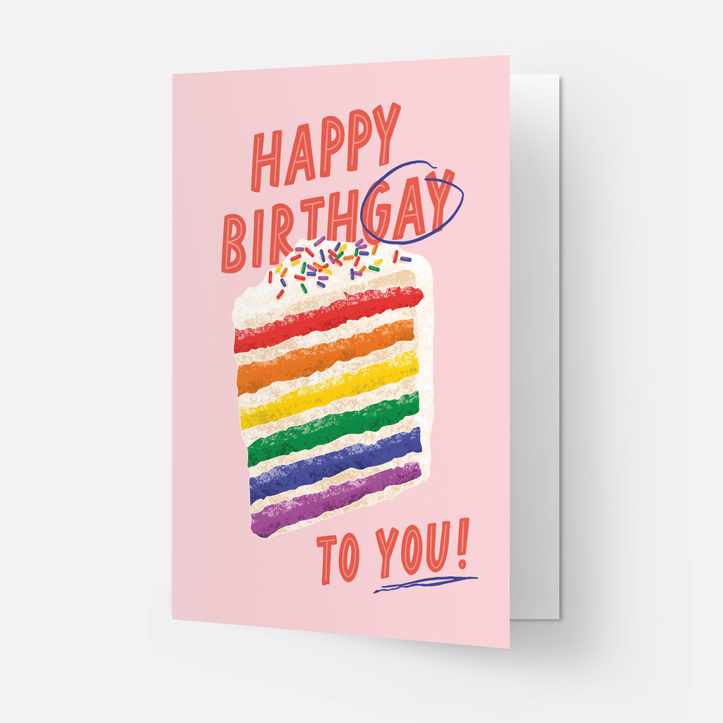 Happy Birthgay Card