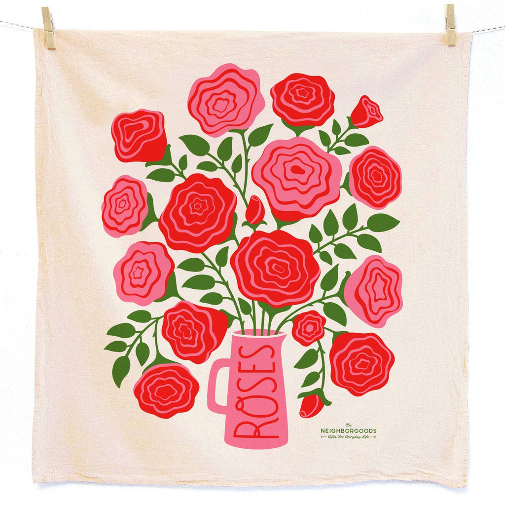 Rose Tea Towel