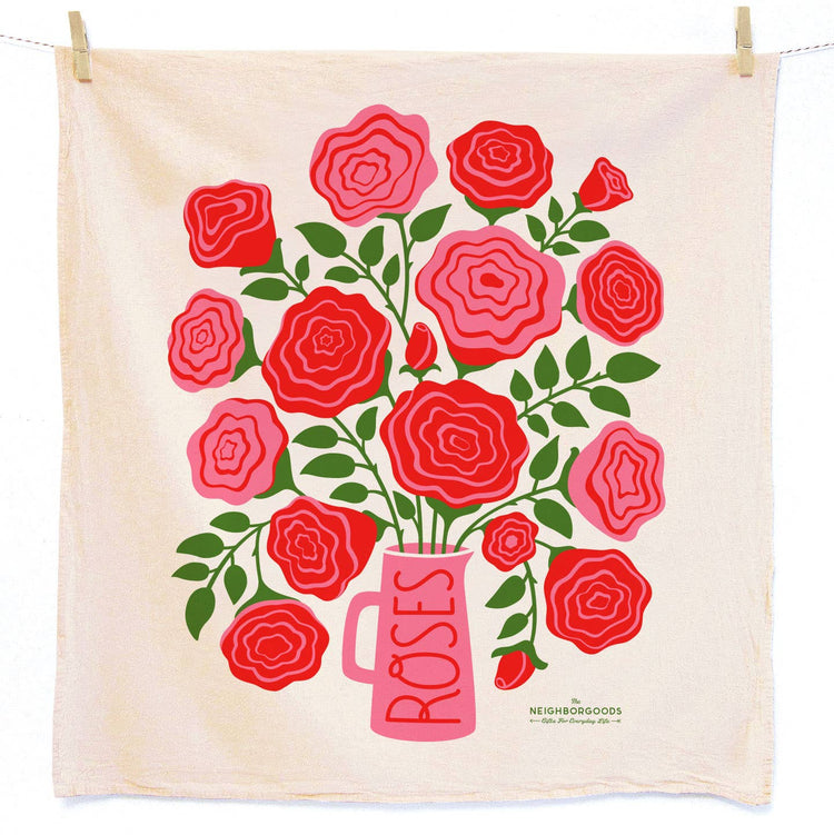 Rose Tea Towel