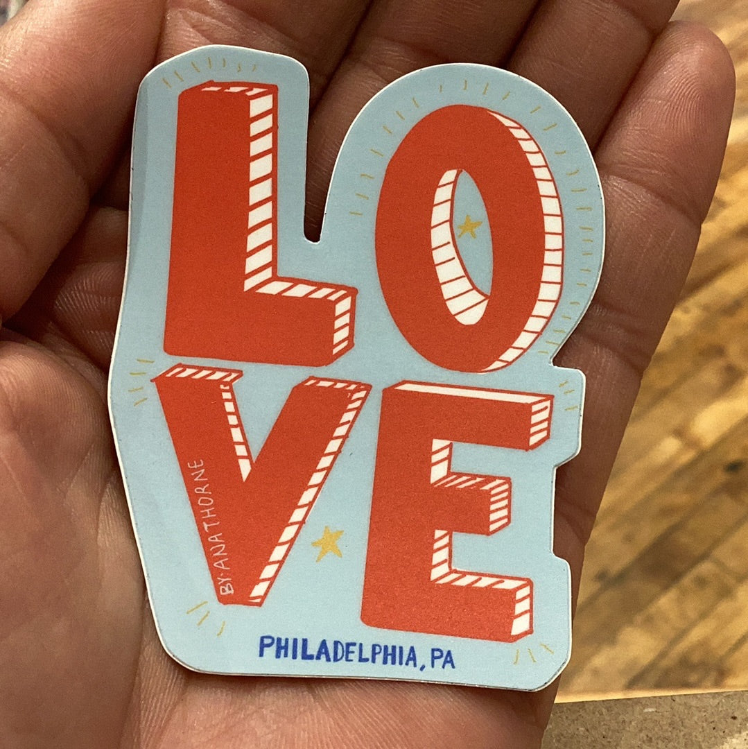 Philly LOVE Park Sticker