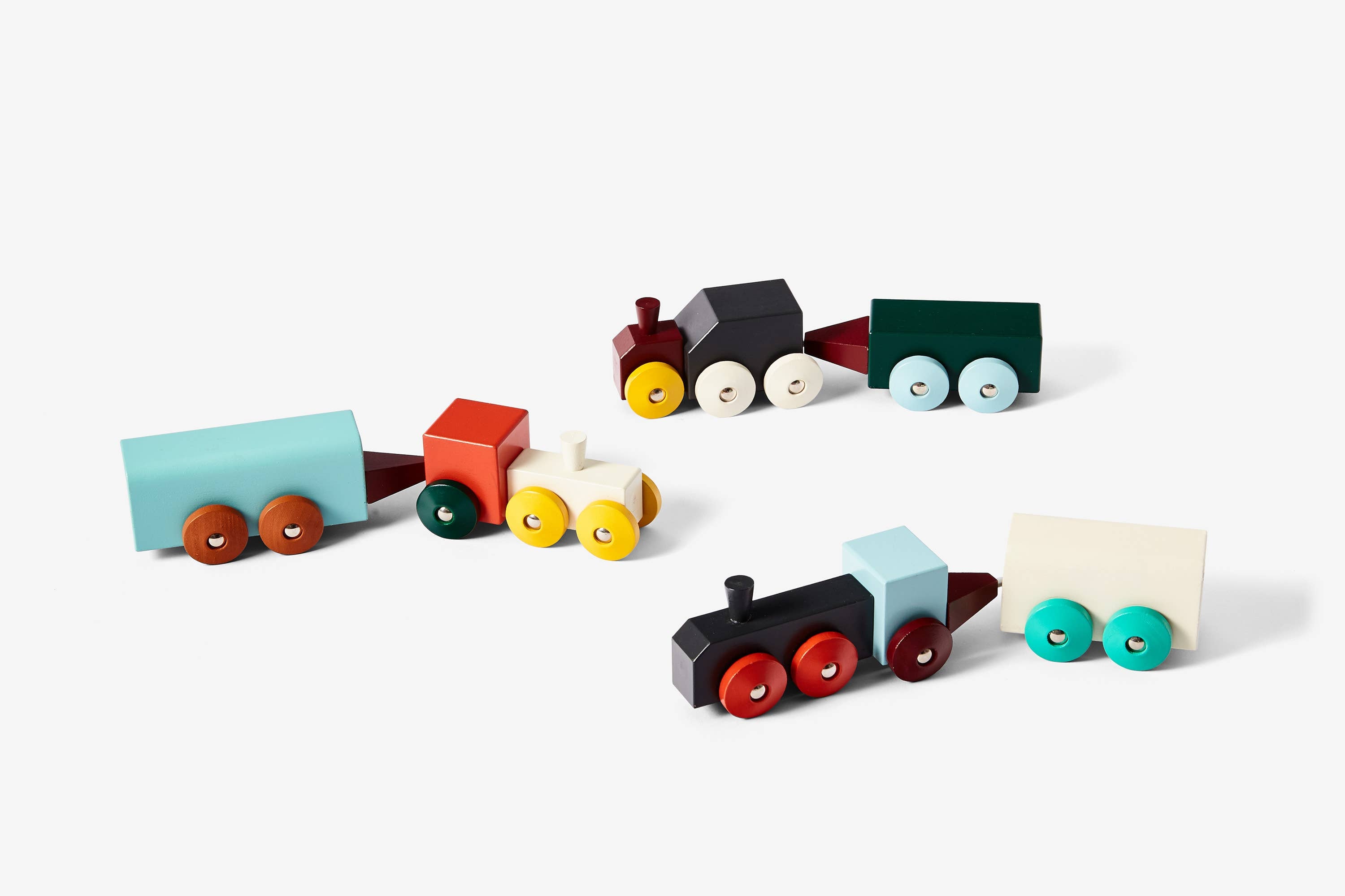 Hovers Trains- Wooden Building Train Set