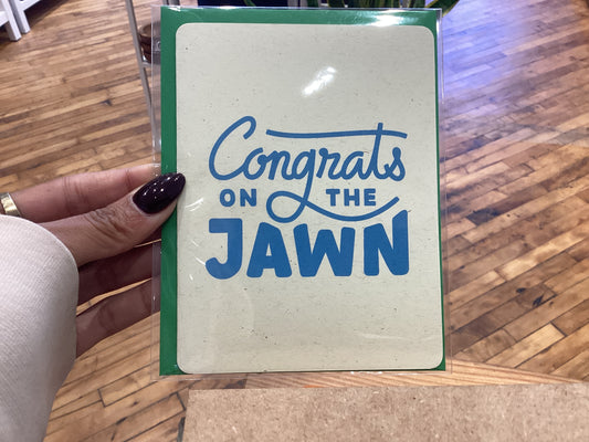 Congrats on The Jawn Greeting Card