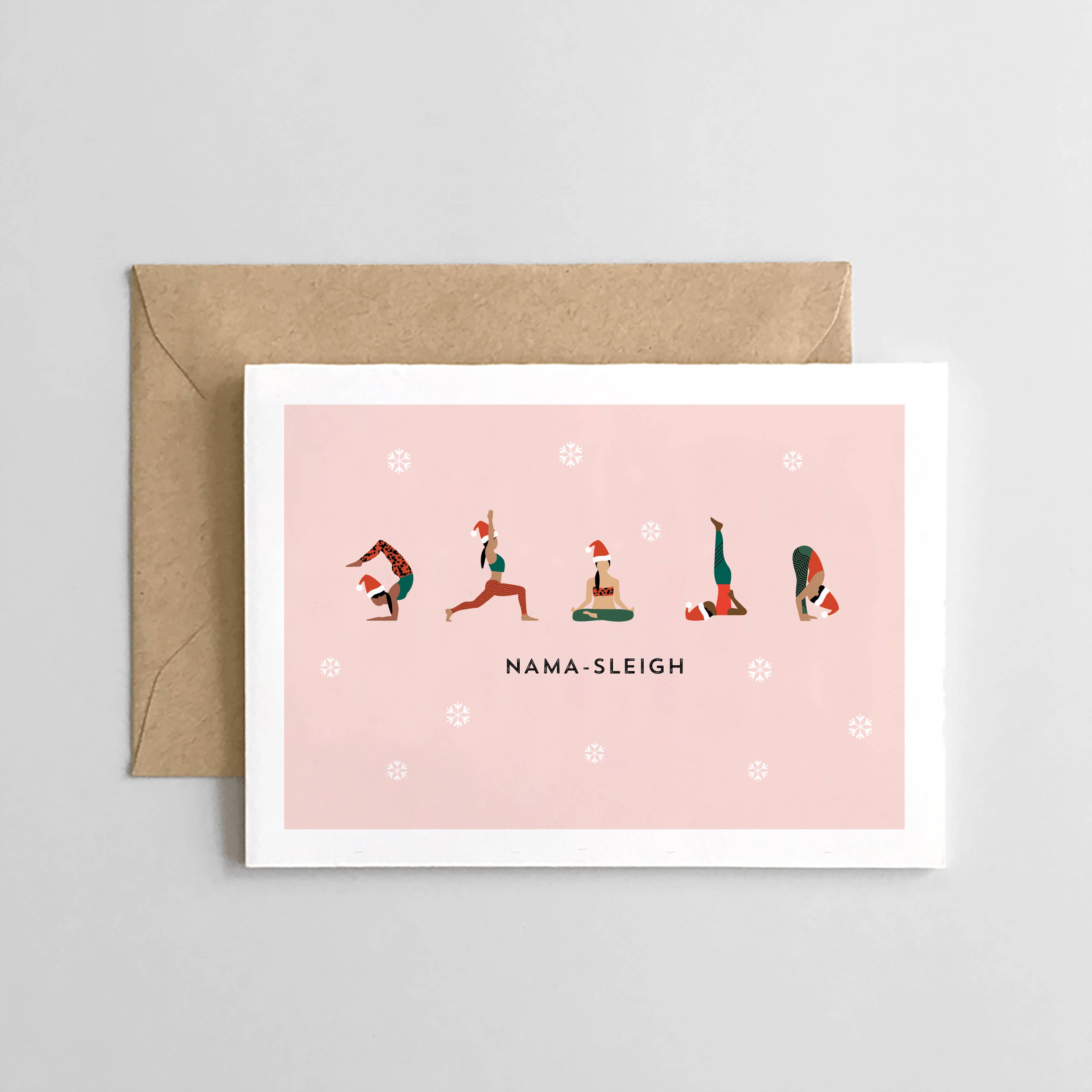 Nama-Sleigh - Holiday / Christmas Card: Single Cards