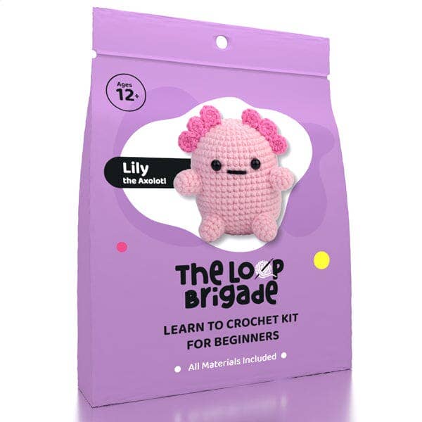 Lily the Axolotl Beginner Crochet Kit