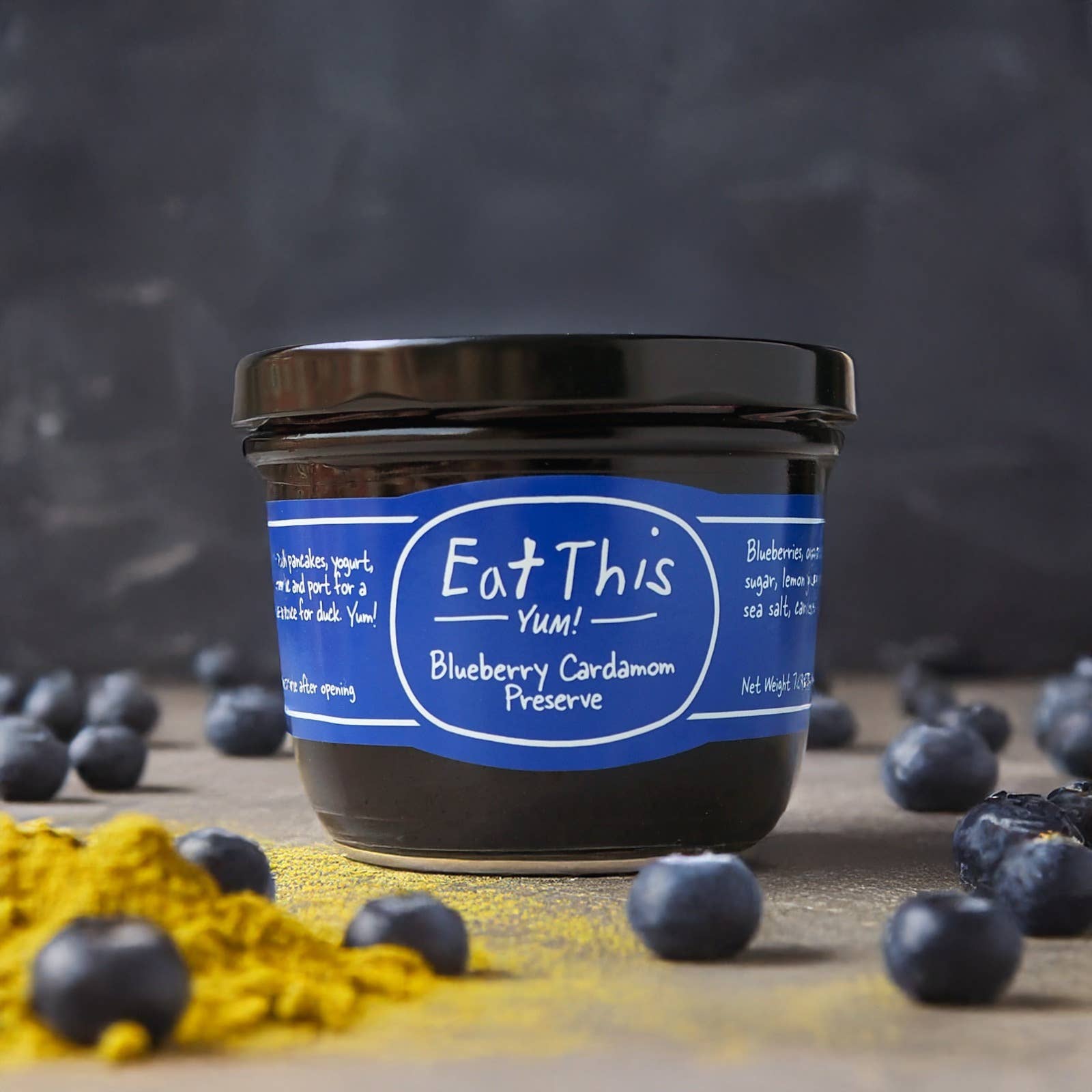 Blueberry Cardamom Preserve : 7 OZ