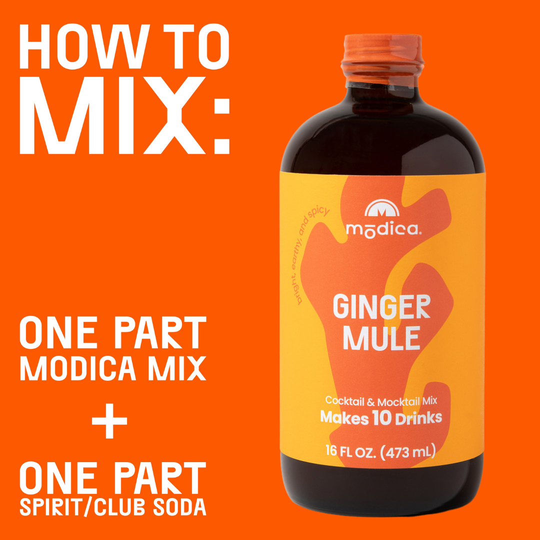 Ginger Mule Cocktail + Mocktail Mix