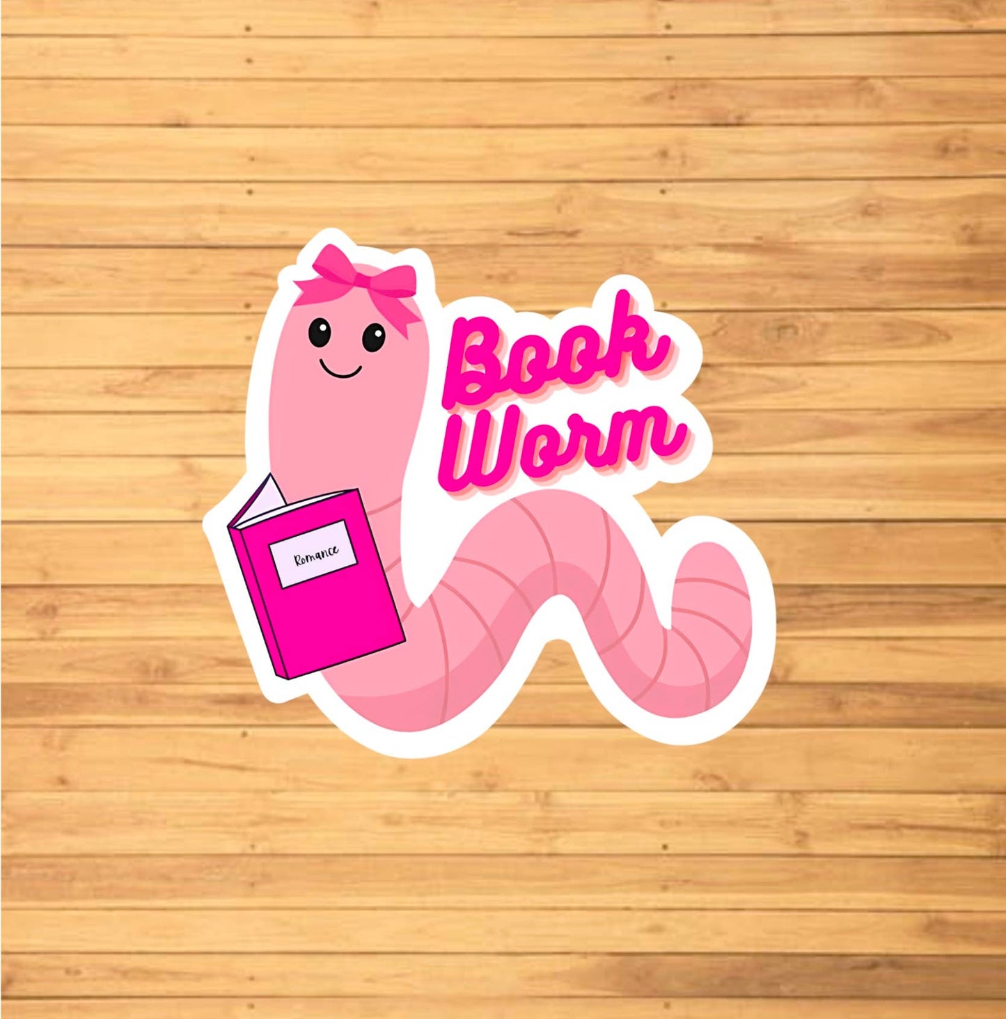 Bookworm Sticker