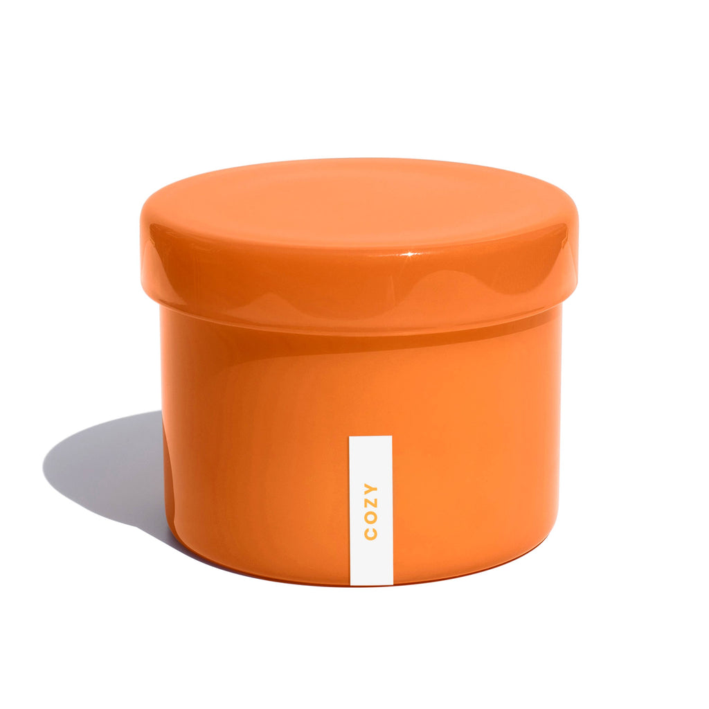 Cozy | 16oz Soy Candle - Reusable Orange Container