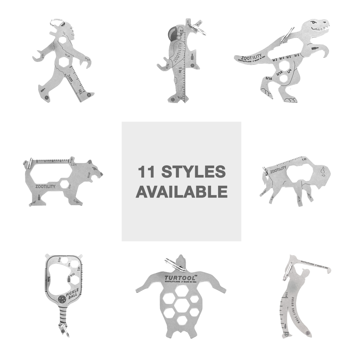 Hexalotl™ 11-in-1 Hex-Key Set: Metric