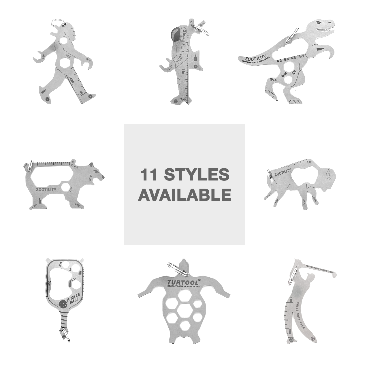 Hexalotl™ 11-in-1 Hex-Key Set: Metric