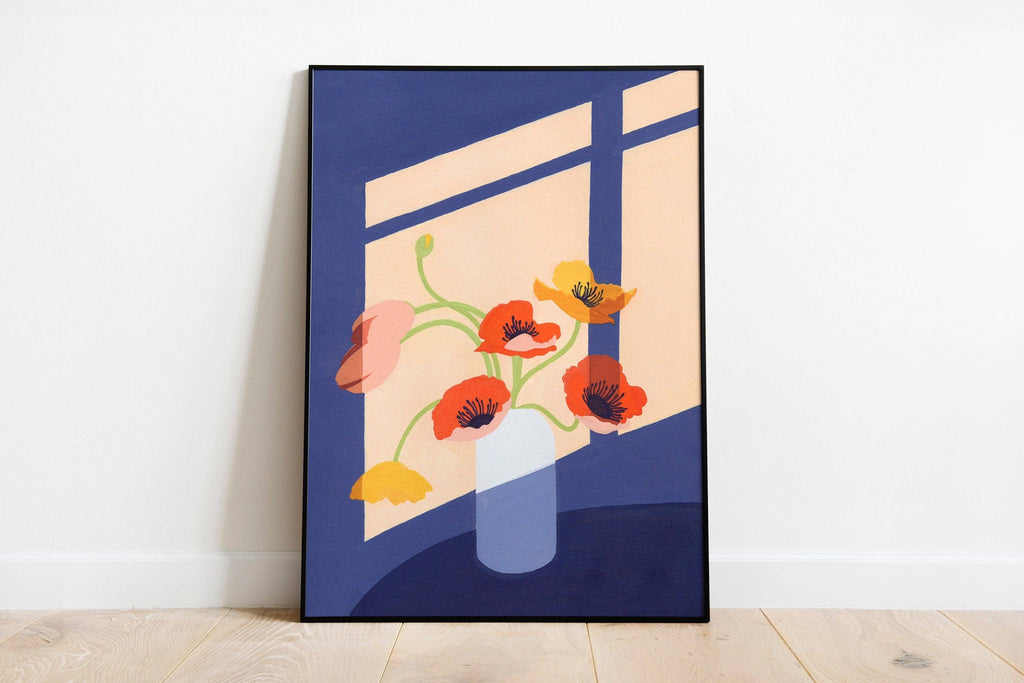 Poppies Art Print: 8x10