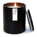 Musk + Teakwood - Matte Black Tumbler Soy Candle