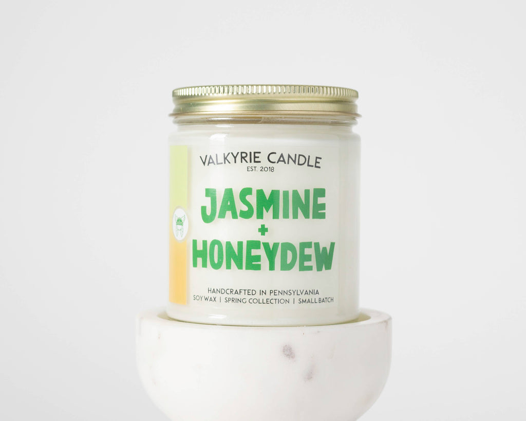 Jasmine + Honeydew Candle