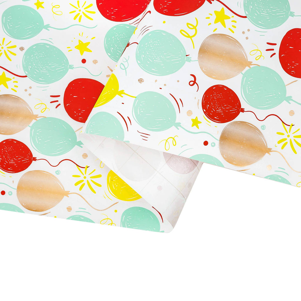 Birthday Balloon 30" x 10' Wrapping Paper