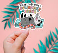 Today's Yoga Pose Is Downward Spiral Sticker