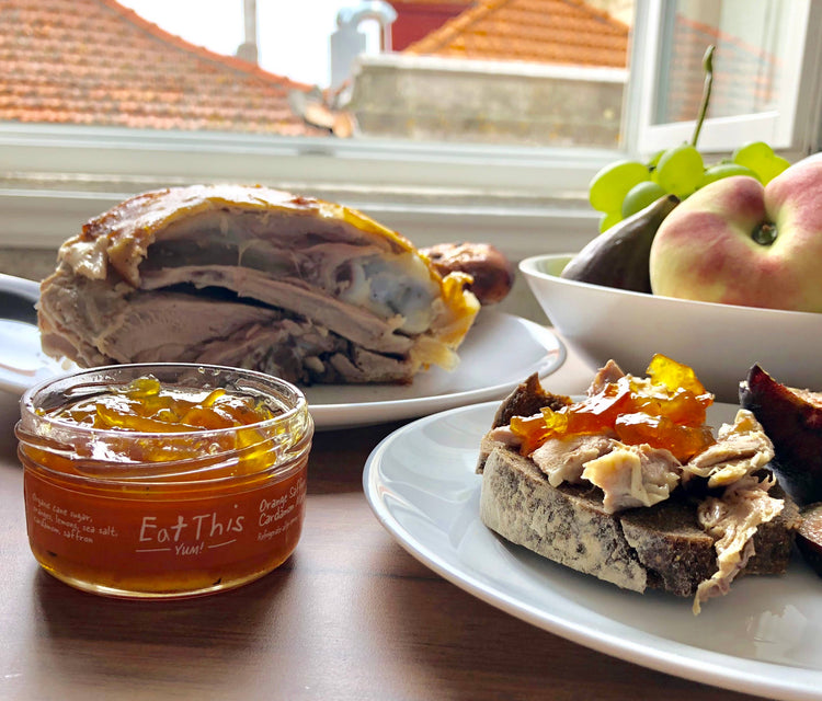 Orange Saffron Cardamom Marmalade : 7 OZ