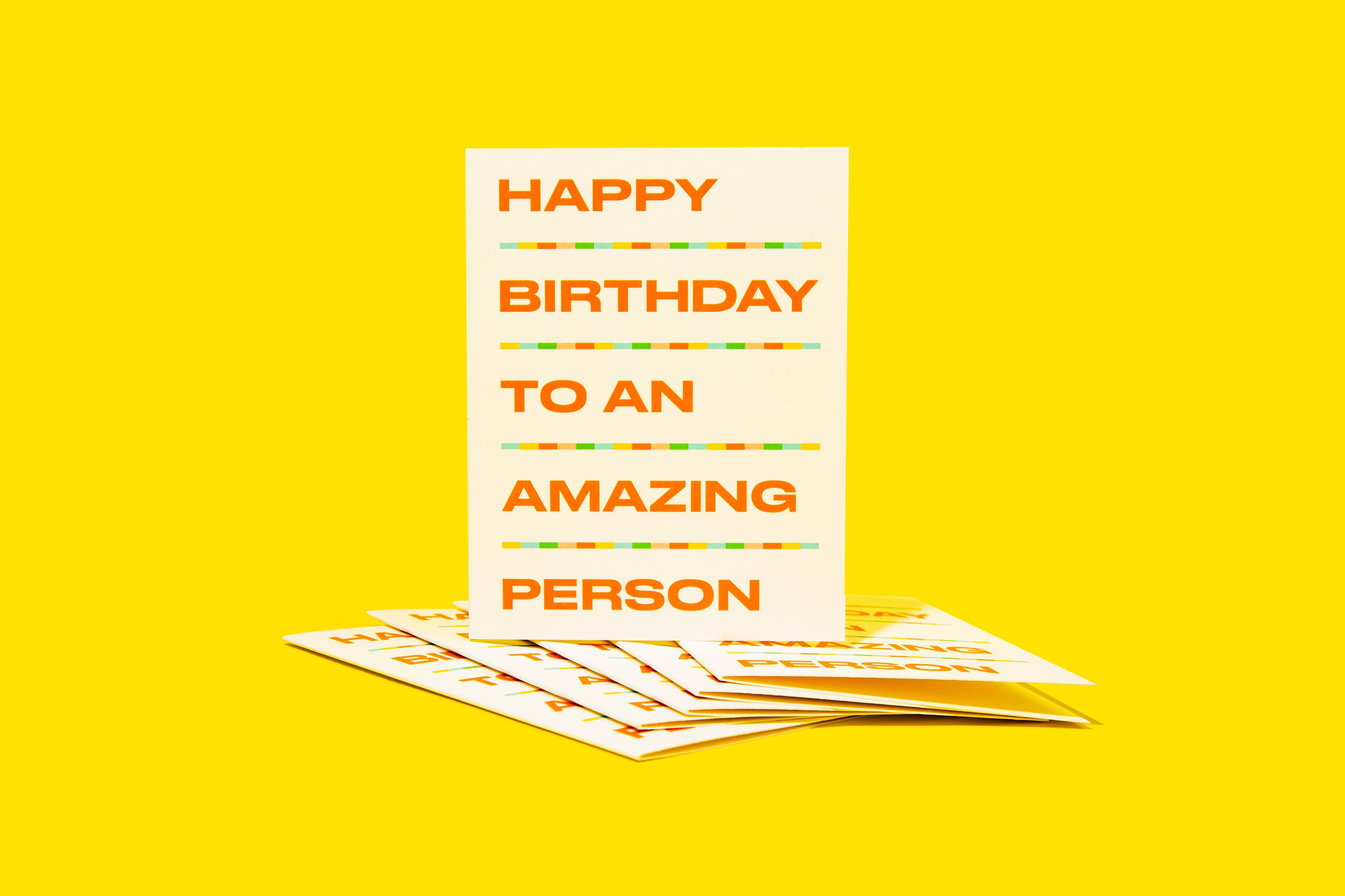 Amazing Person Birthday Card