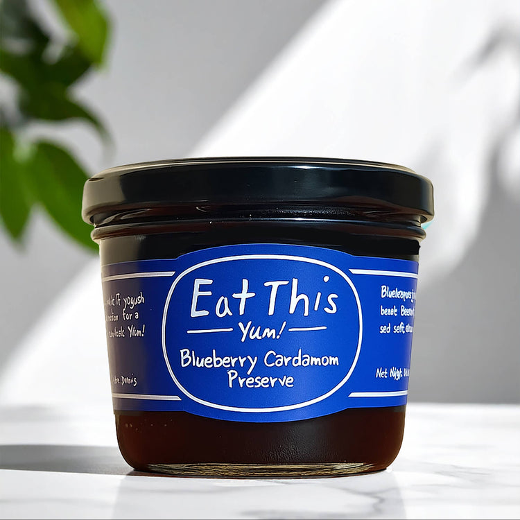 Blueberry Cardamom Preserve : 7 OZ