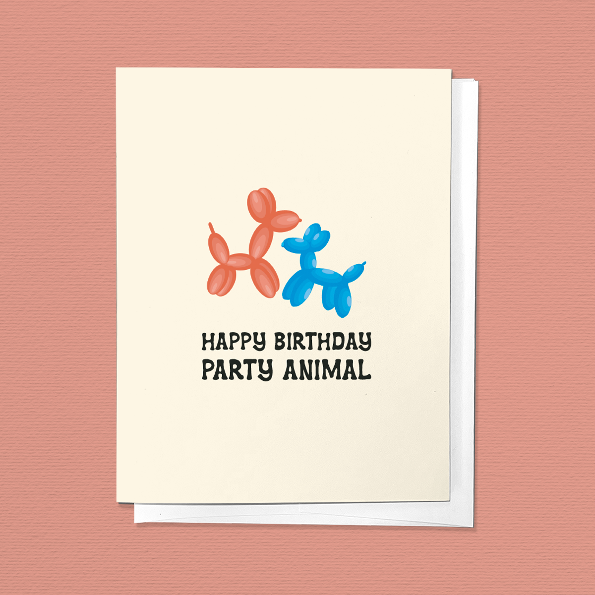 Happy Birthday Party Animal Greeting Card