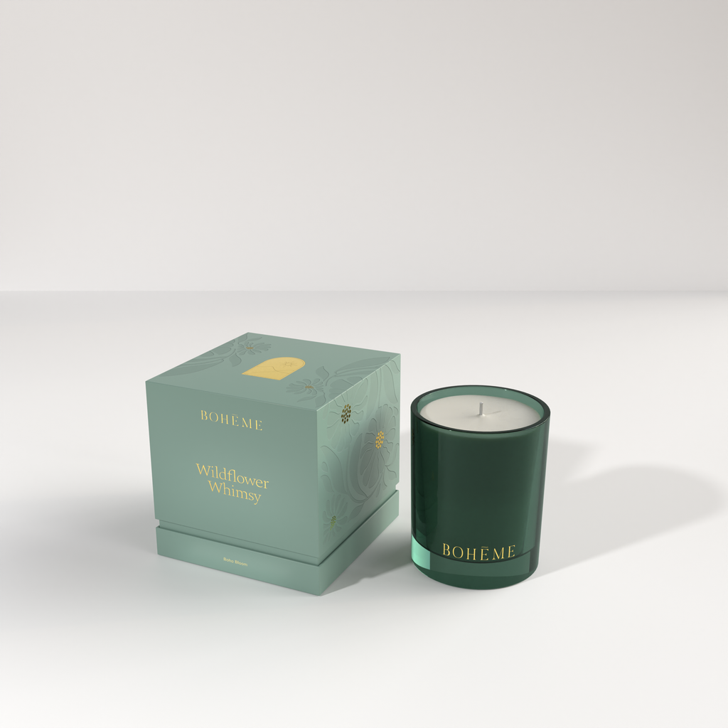 Wildflower Whimsy Candle – Boho Bloom Spring Collection