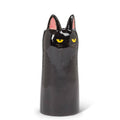 Skinny Cat Vase: Black