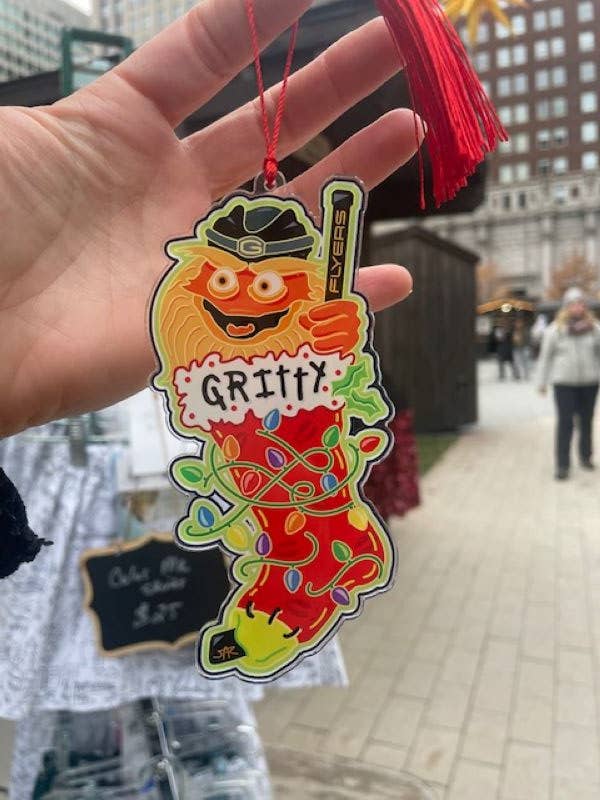 Gritty In Stocking Ornament