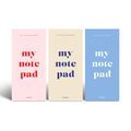 List Notepads, Set of 3