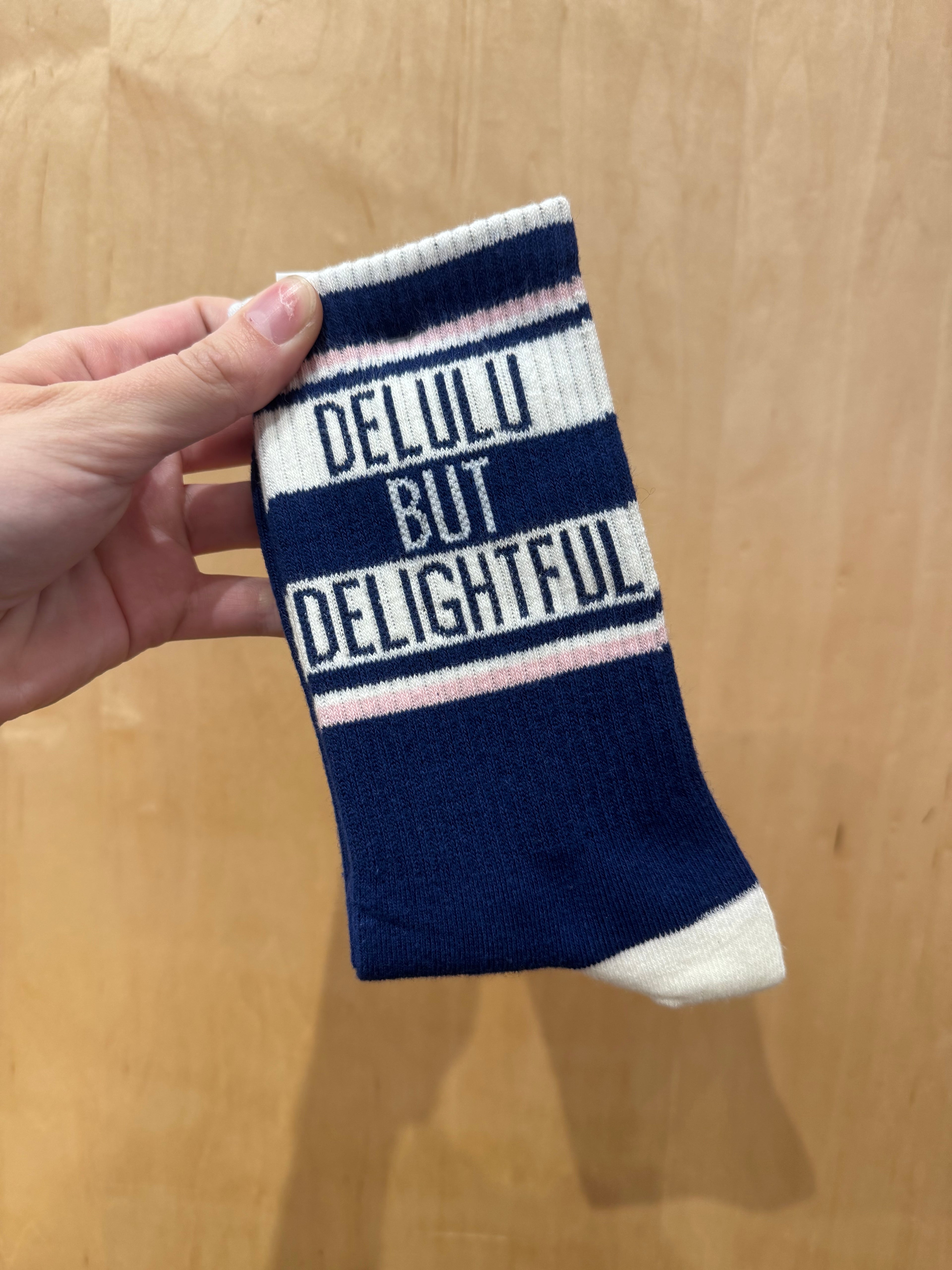 Delulu But Delightful Socks