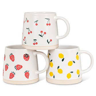 Oversized Mug with Lemons