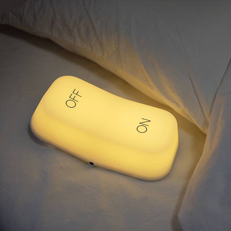 ON-OFF Lamp - A Large Switch LED Night Light (Yellow)