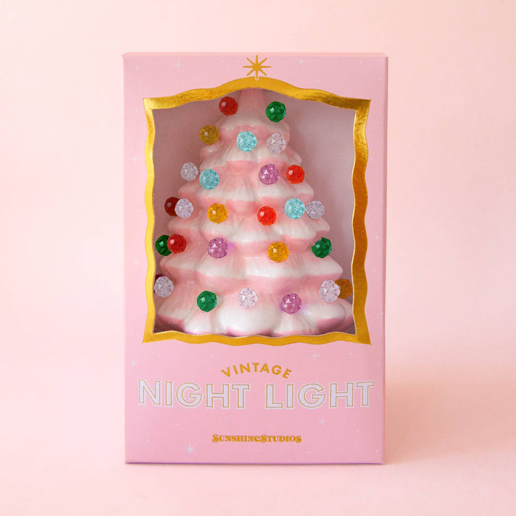 Vintage Tree Night Light | Limited Edition Gumdrop | Pink