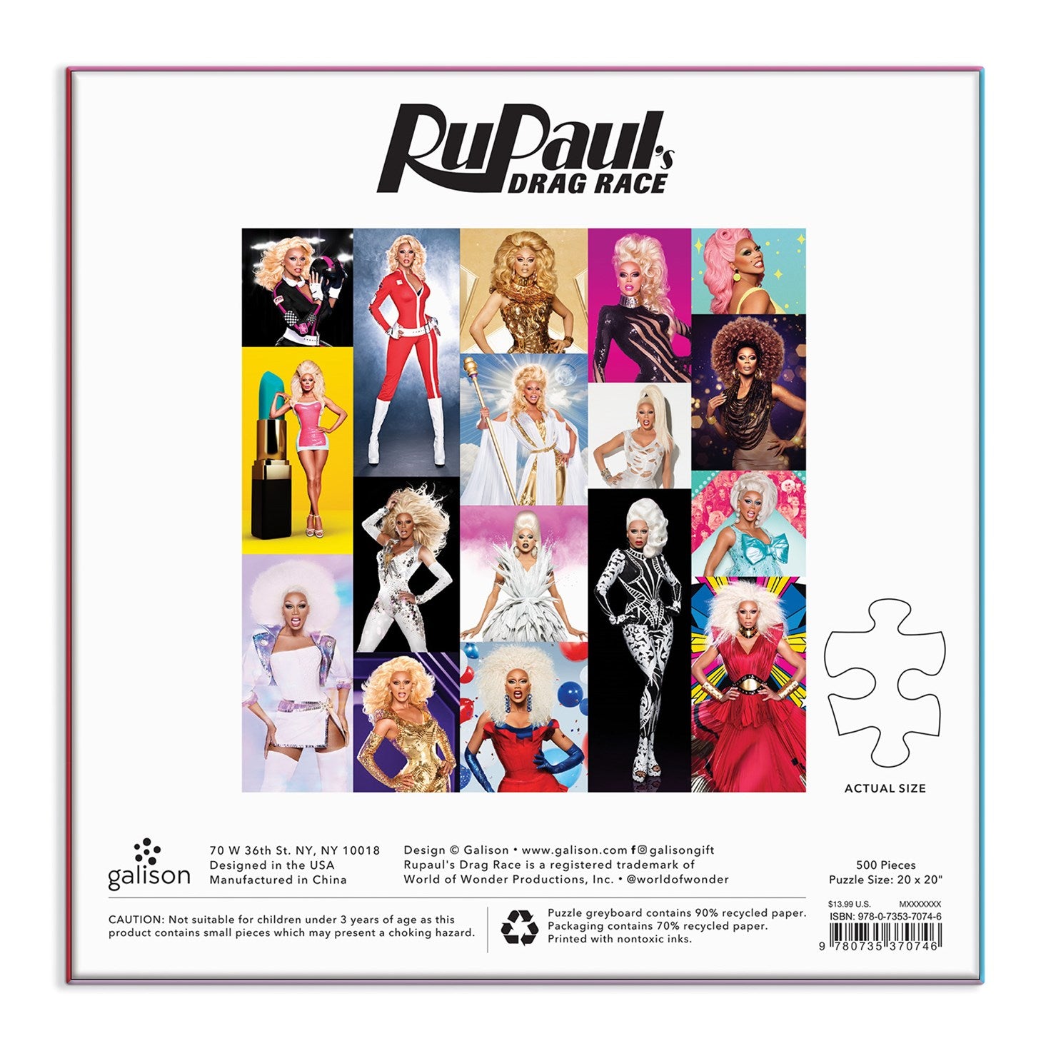 RuPaul's Drag Race 500 Piece Puzzle image 4