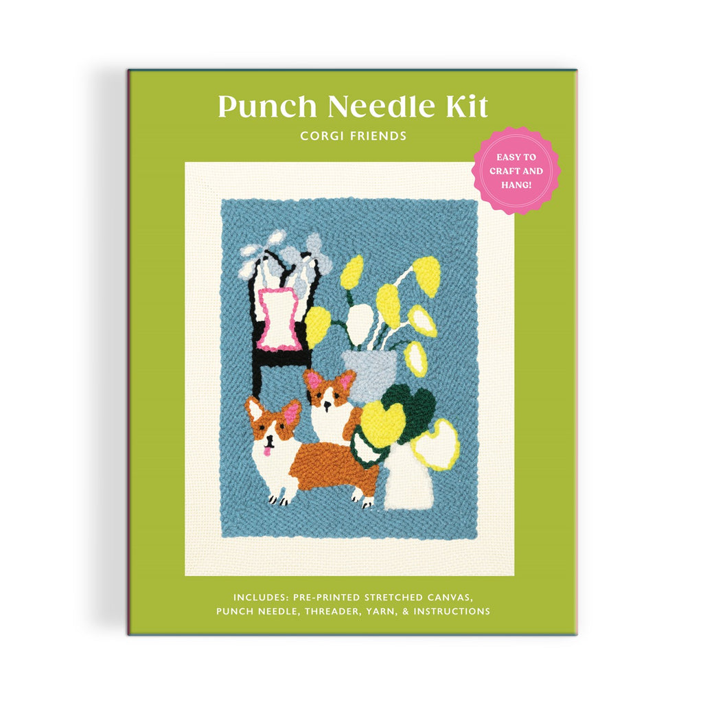 Corgi Friends Punch Needle Kit image 1