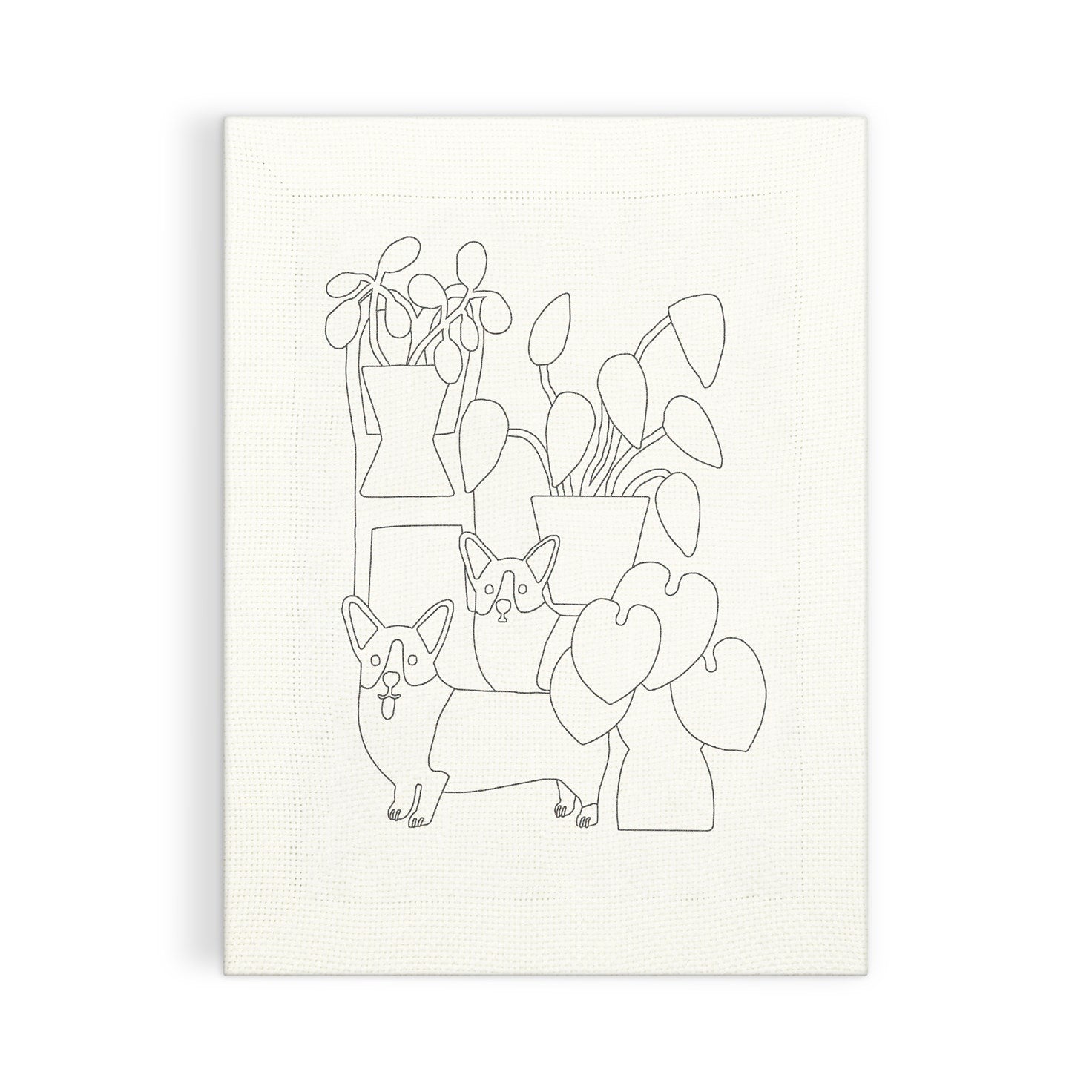 Corgi Friends Punch Needle Kit image 2