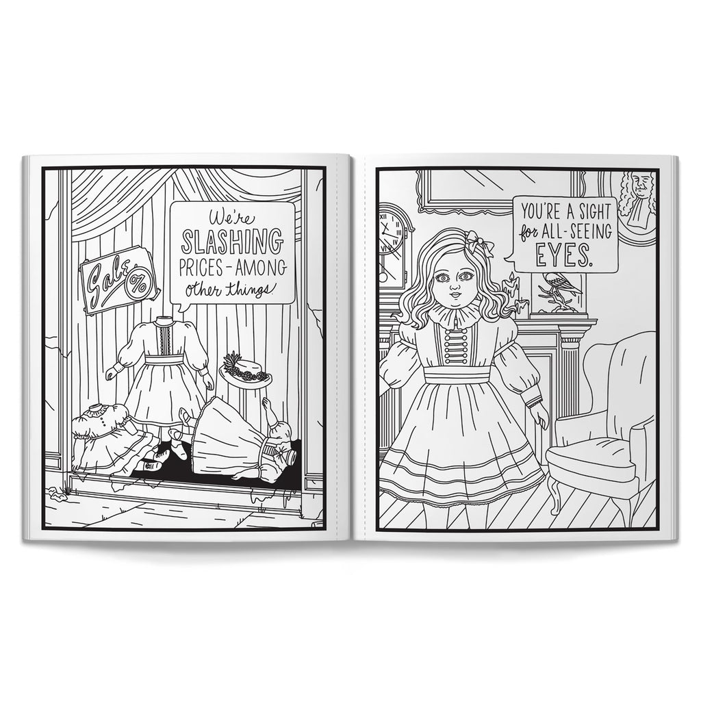 Haunted Dolls Coloring Book image 3