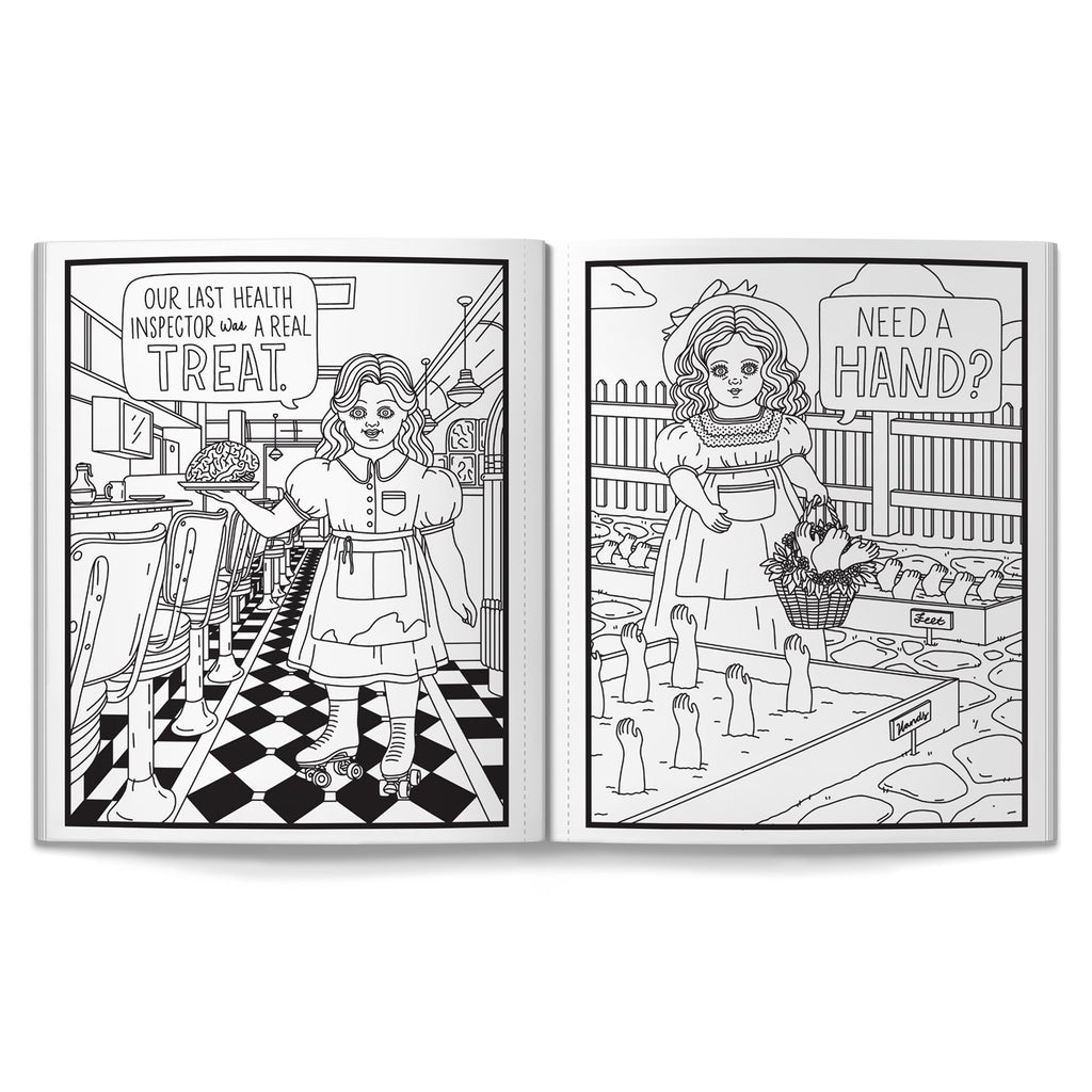 Haunted Dolls Coloring Book image 4