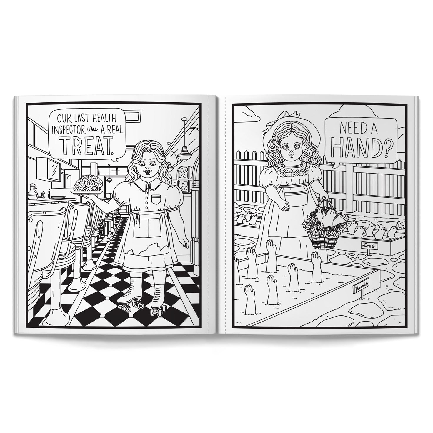 Haunted Dolls Coloring Book image 4