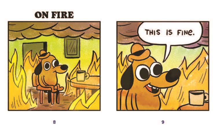 This Is Fine Talking Figurine