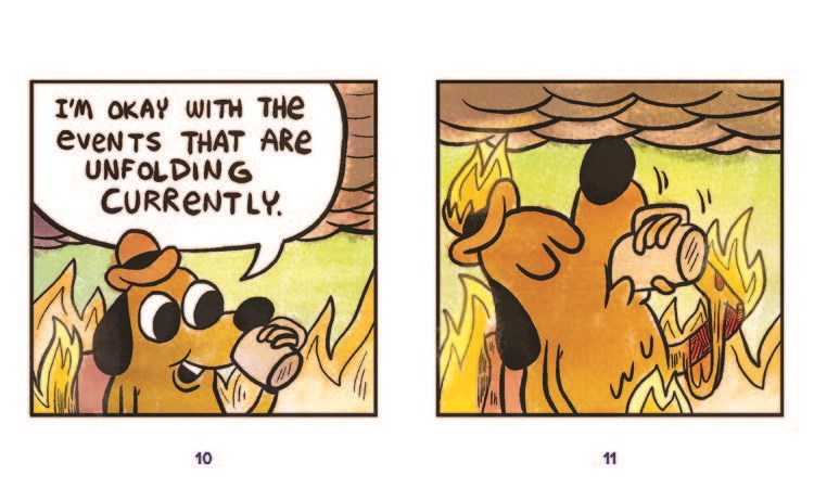 This Is Fine Talking Figurine