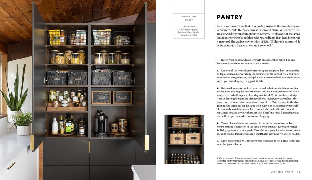 The NEAT Method Organizing Recipe Book