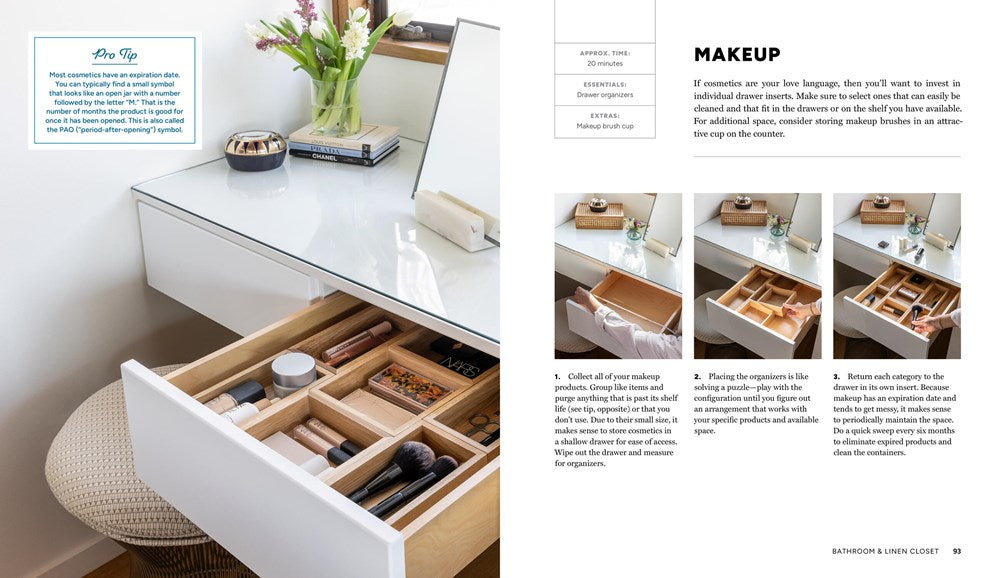 The NEAT Method Organizing Recipe Book