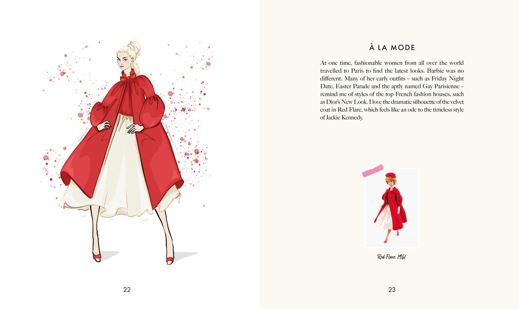 Barbie: A Fashion Icon: Barbie's Most Iconic Fashion Moments, Illustrated by Megan Hess, in Collaboration with Mattel image 3