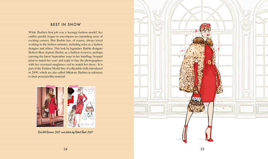 Barbie: A Fashion Icon: Barbie's Most Iconic Fashion Moments, Illustrated by Megan Hess, in Collaboration with Mattel image 4