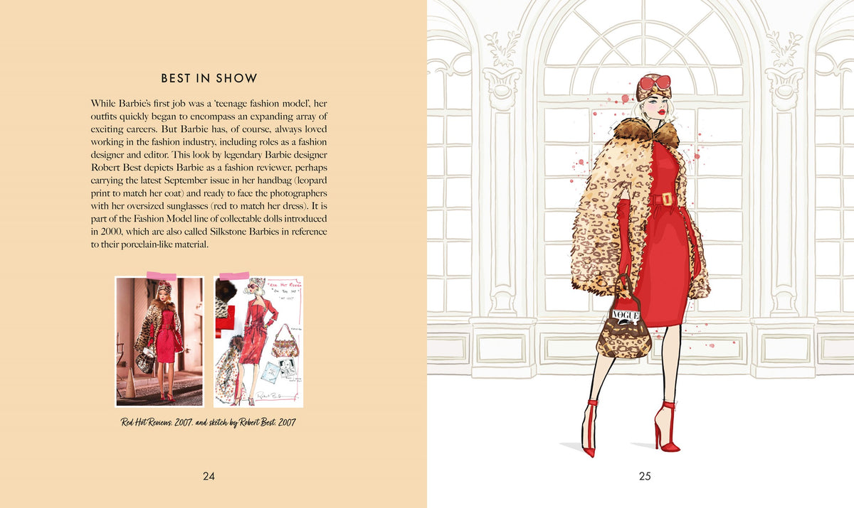 Barbie: A Fashion Icon: Barbie's Most Iconic Fashion Moments, Illustrated by Megan Hess, in Collaboration with Mattel image 4