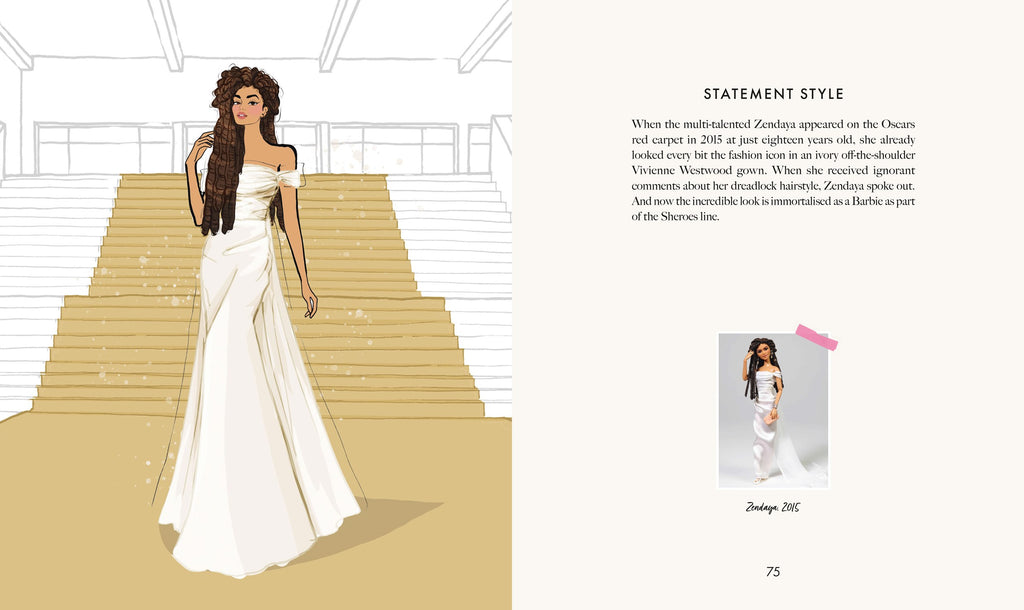 Barbie: A Fashion Icon: Barbie's Most Iconic Fashion Moments, Illustrated by Megan Hess, in Collaboration with Mattel image 5