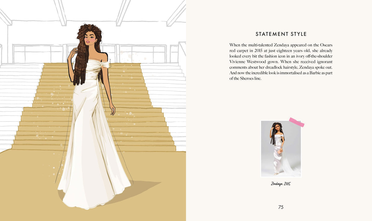 Barbie: A Fashion Icon: Barbie's Most Iconic Fashion Moments, Illustrated by Megan Hess, in Collaboration with Mattel image 5