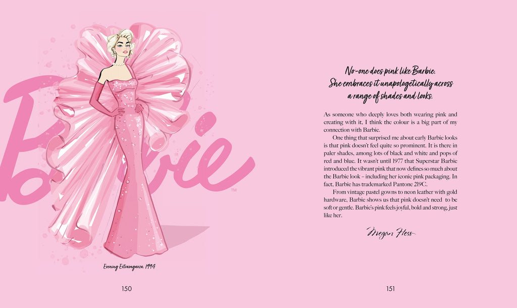 Barbie: A Fashion Icon: Barbie's Most Iconic Fashion Moments, Illustrated by Megan Hess, in Collaboration with Mattel image 8